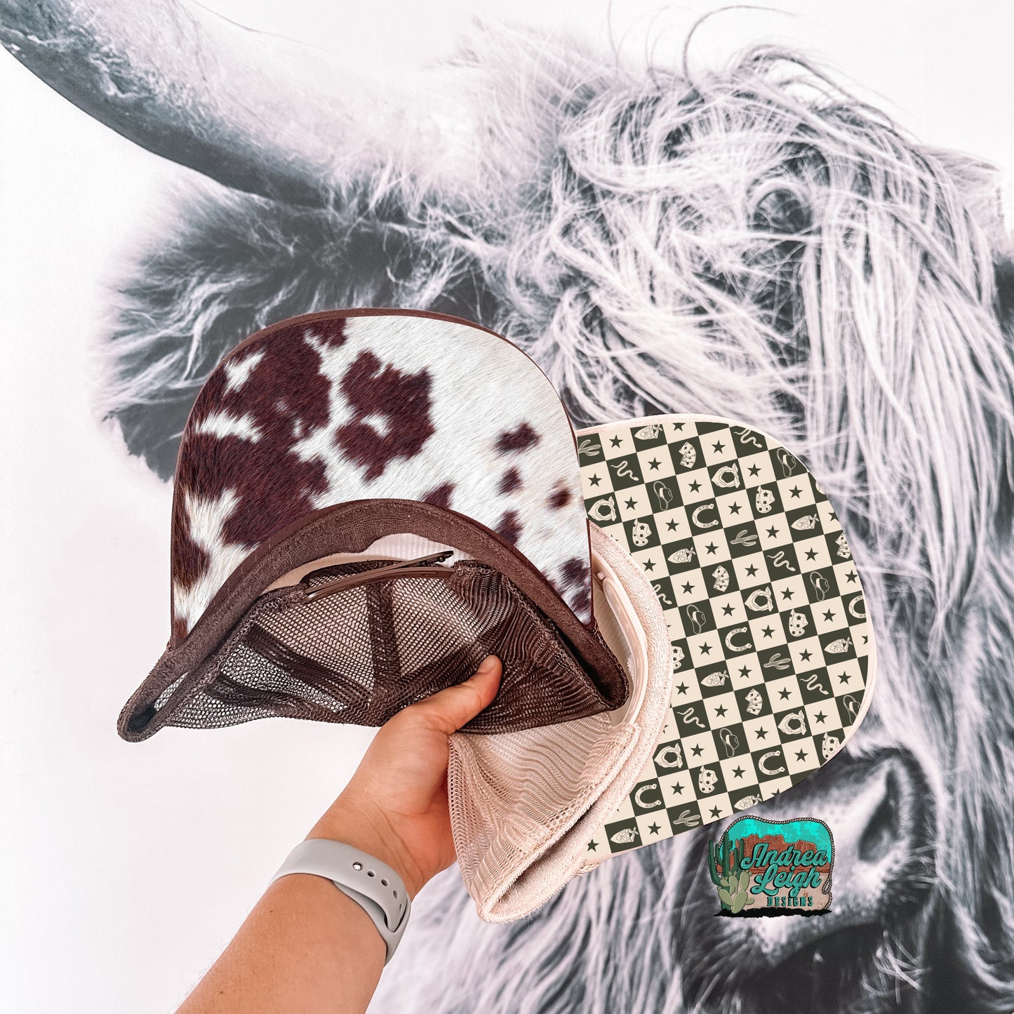 Western Under Hat Bill DTF Transfer