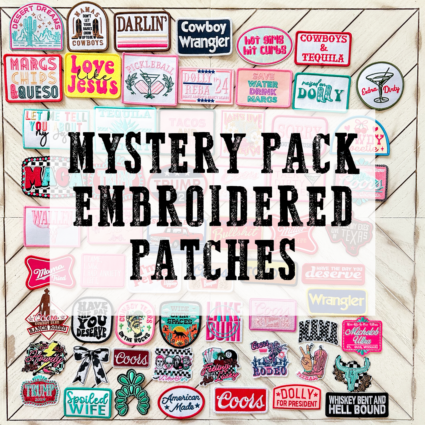 Mystery/Starter Pack for Embroidered Patches