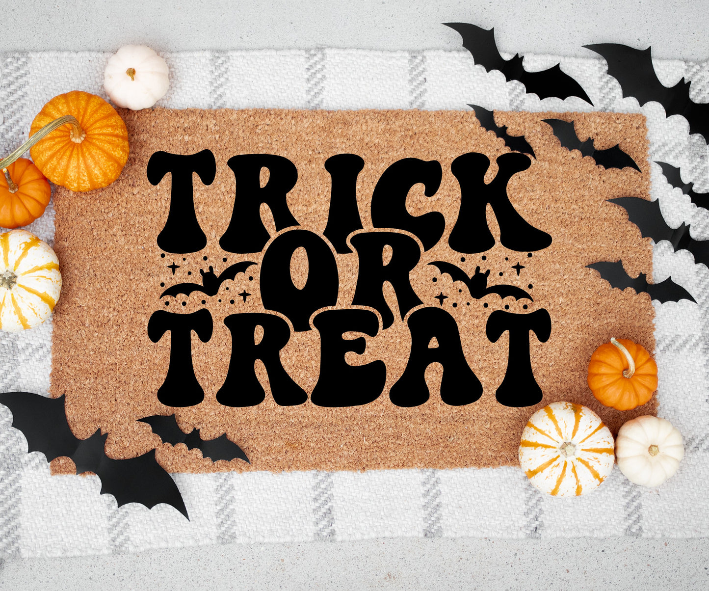 Trick or Treat Doormat