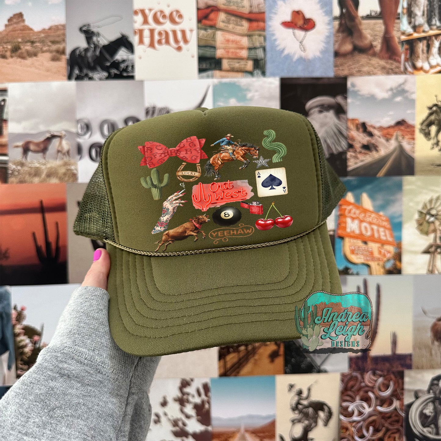 DTF Transfers Western Collage