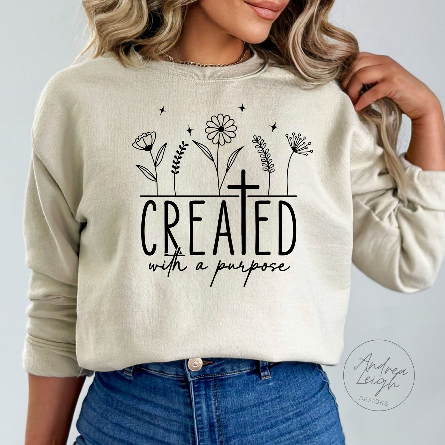 PREORDER- Created With A Purpose Sweatshirt
