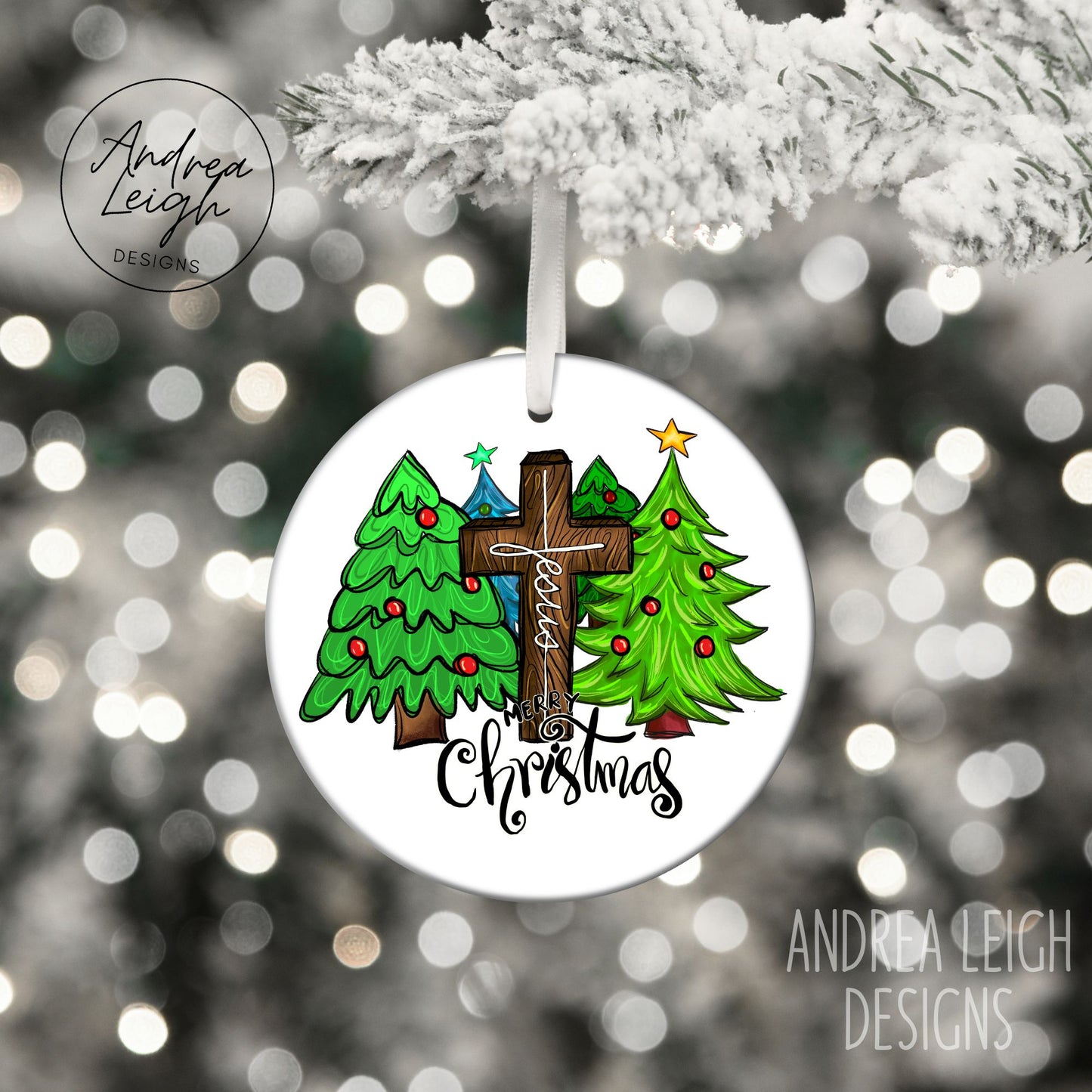 Merry Christmas Jesus Ornament