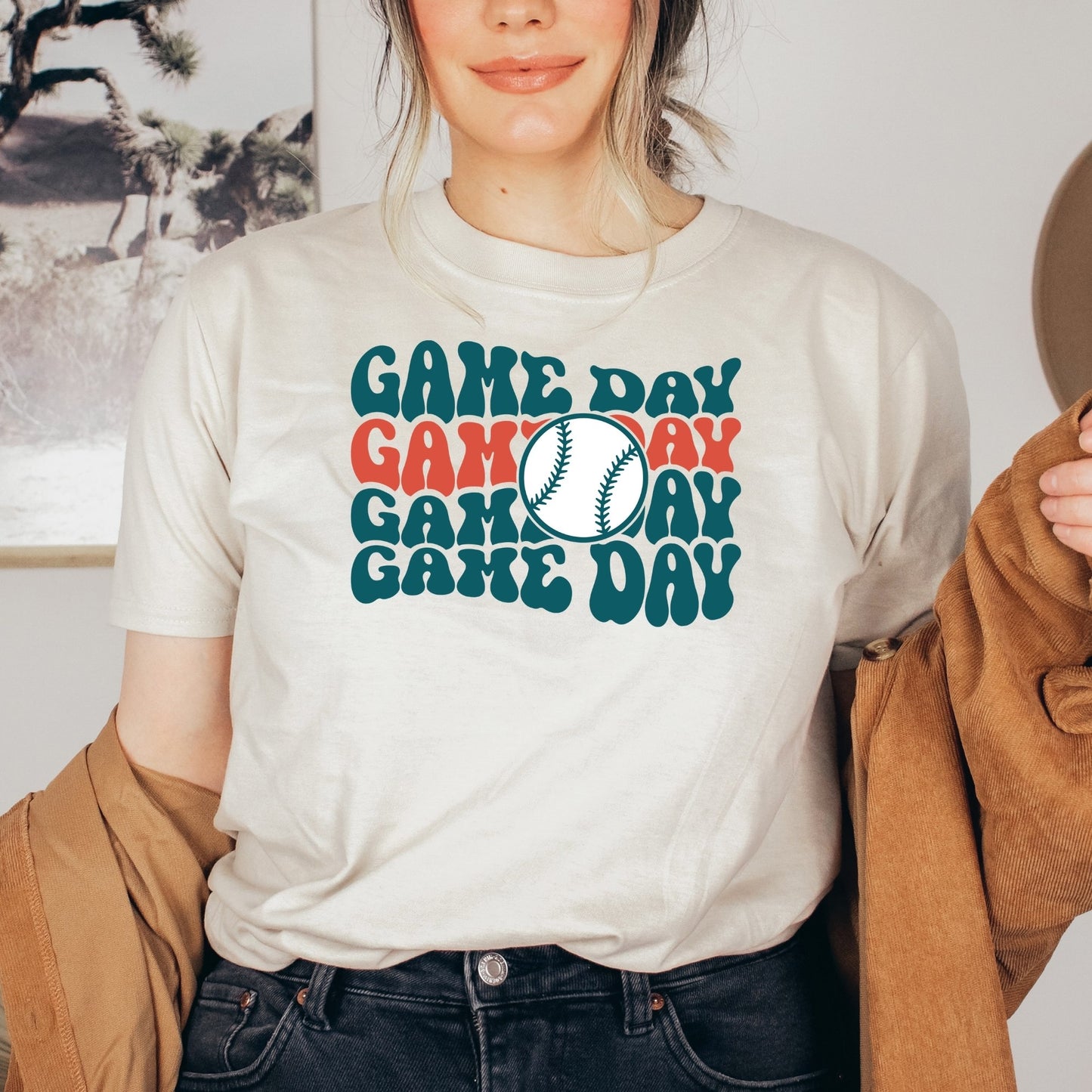 Retro Baseball Game Day Shirt