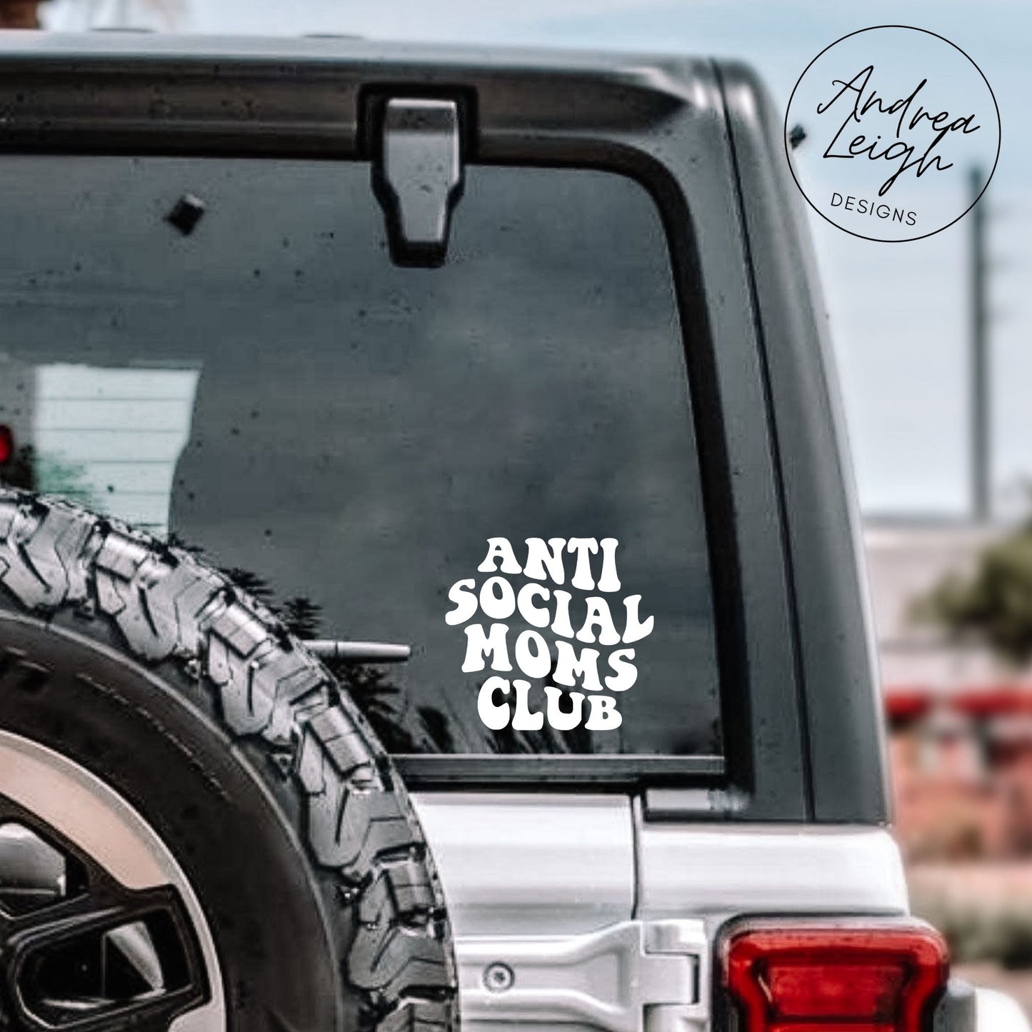 Anti Social Moms Club Decal