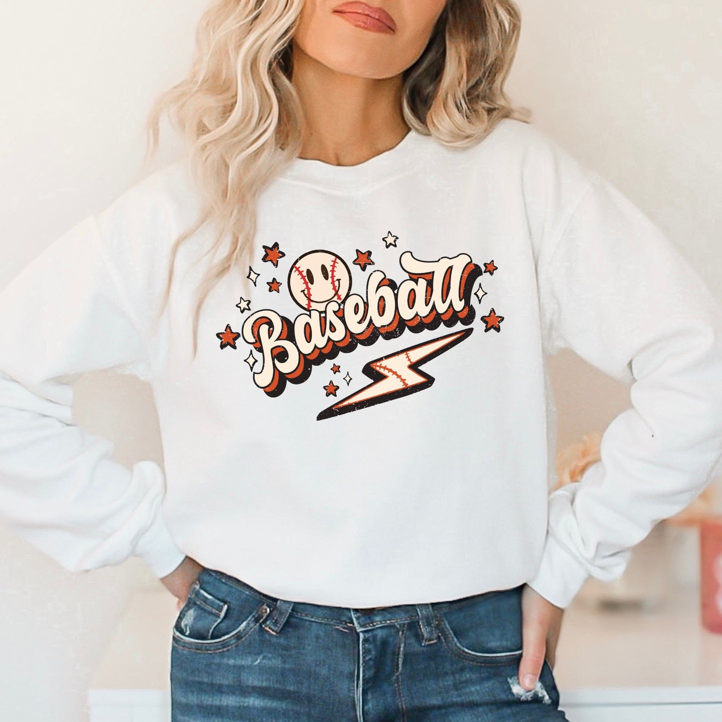 Retro Baseball Sweatshirt