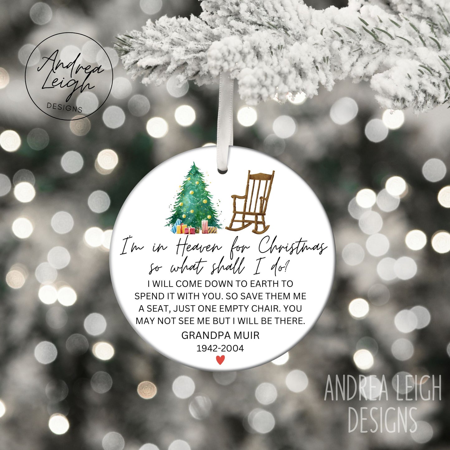 Christmas in Heaven Ornament