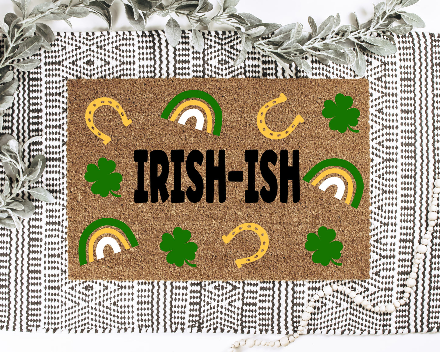 Irish-Ish Doormat