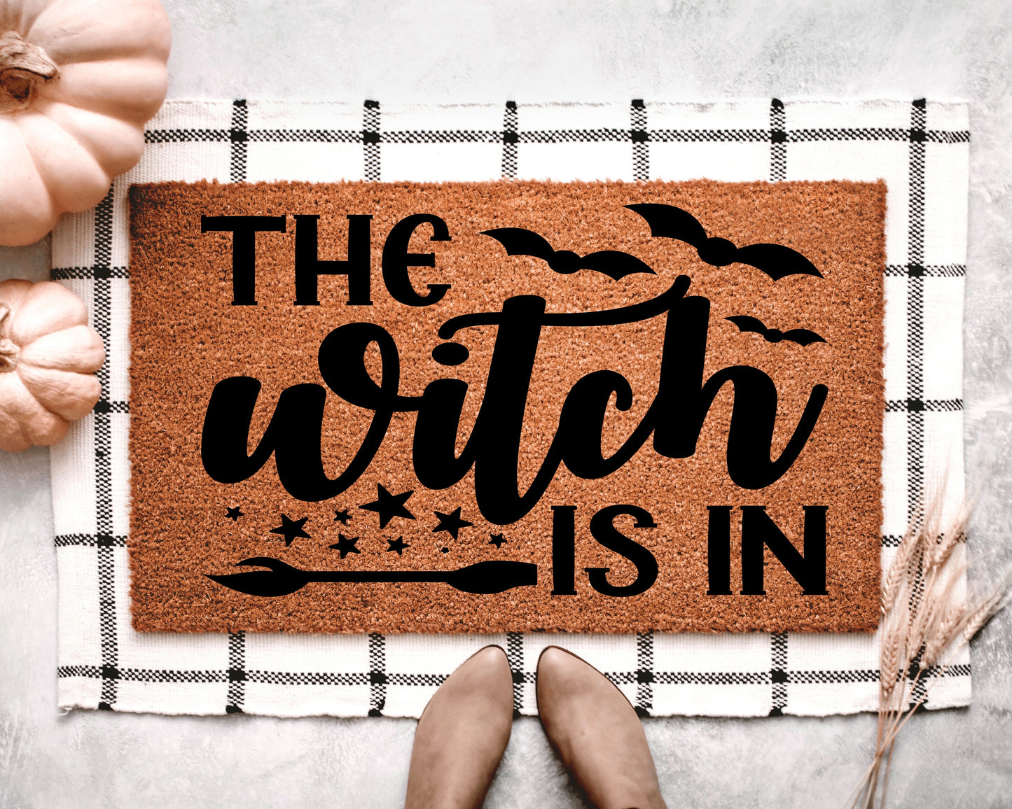 The Witch Is In Doormat