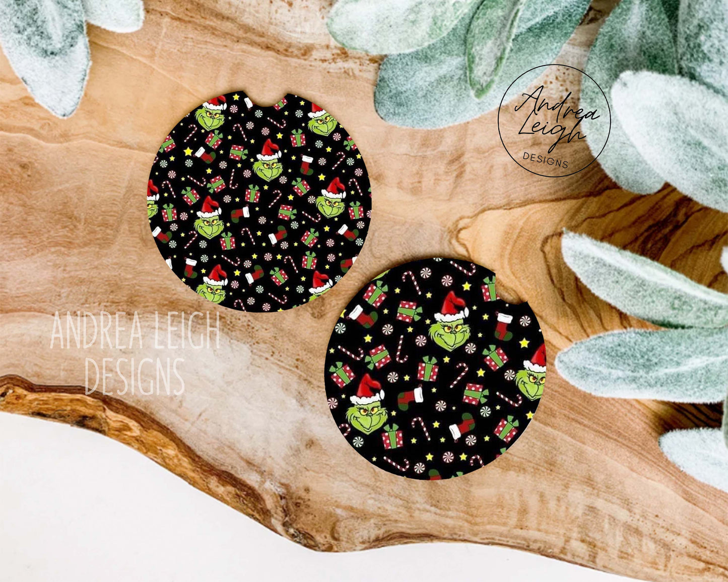 Grinch Car Coasters