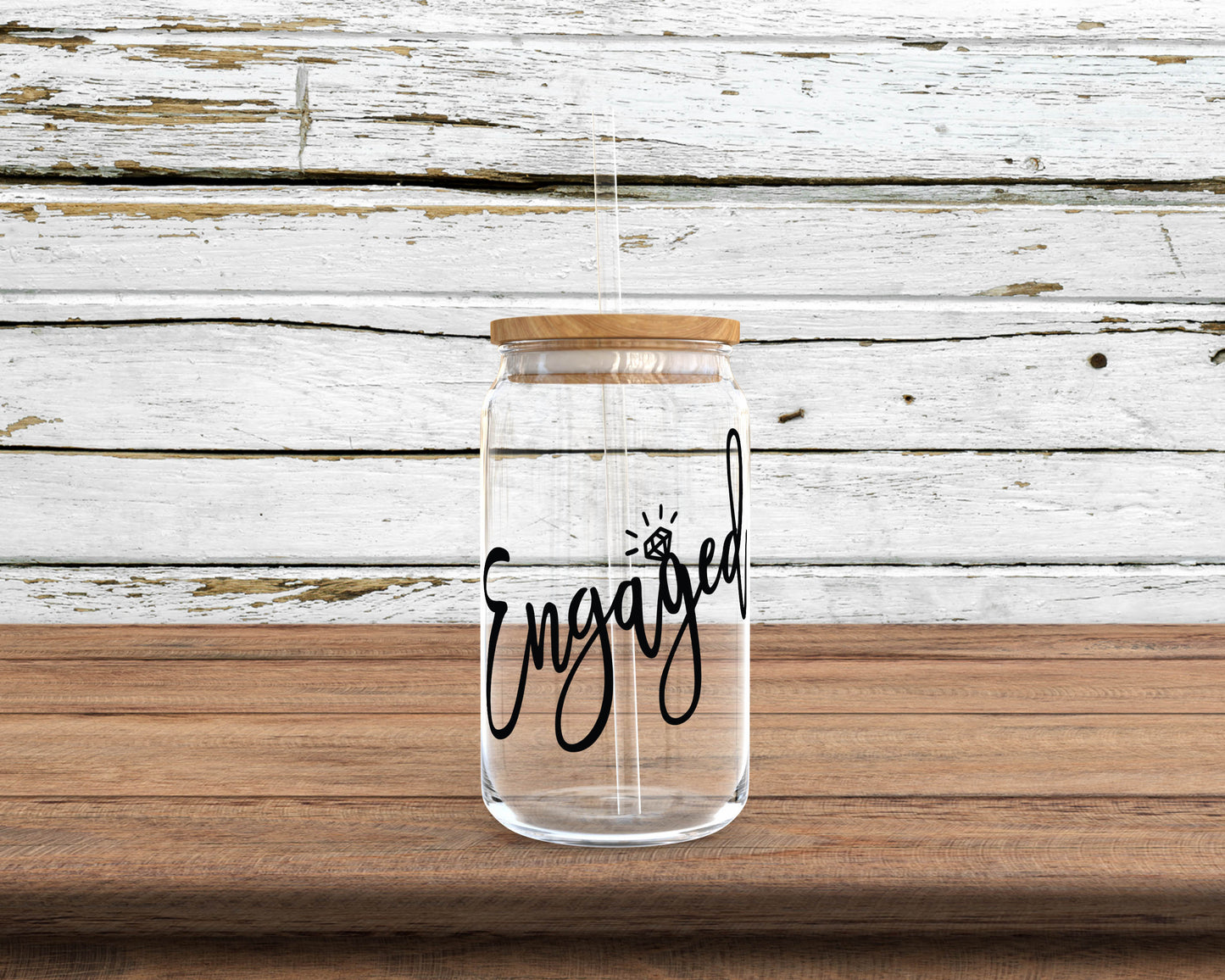 Engaged Glass Can