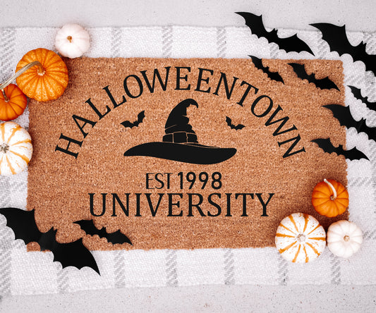 Halloween University Doormat