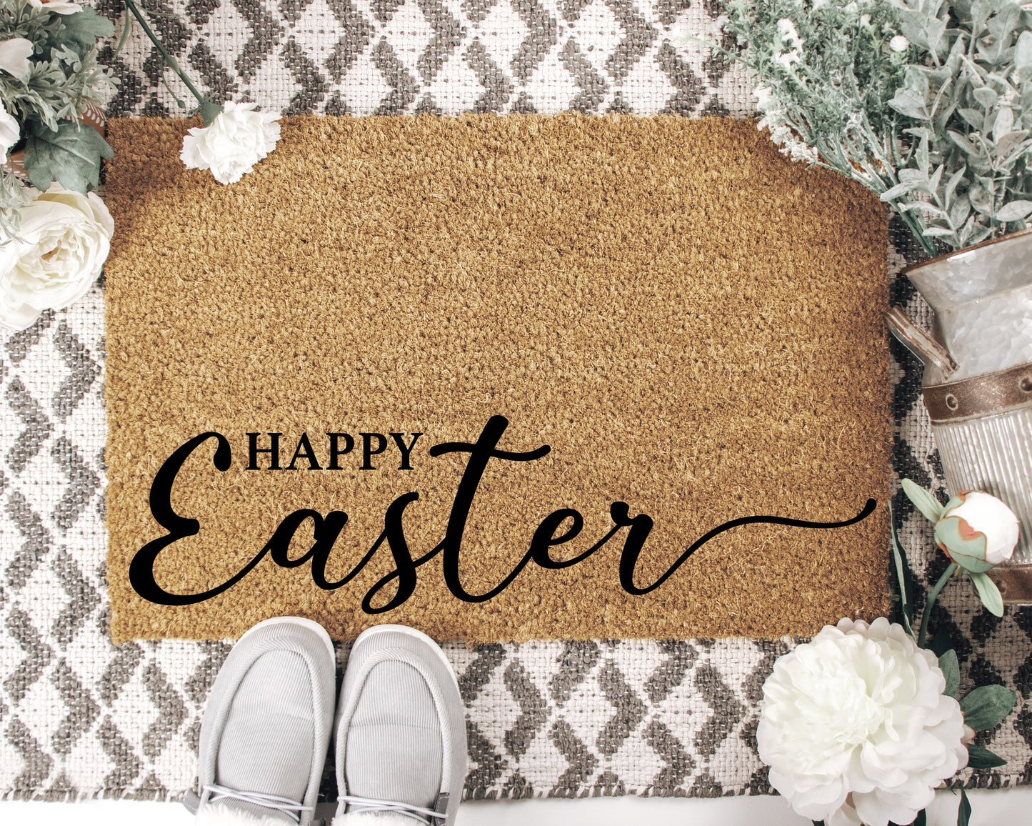 Happy Easter Doormat