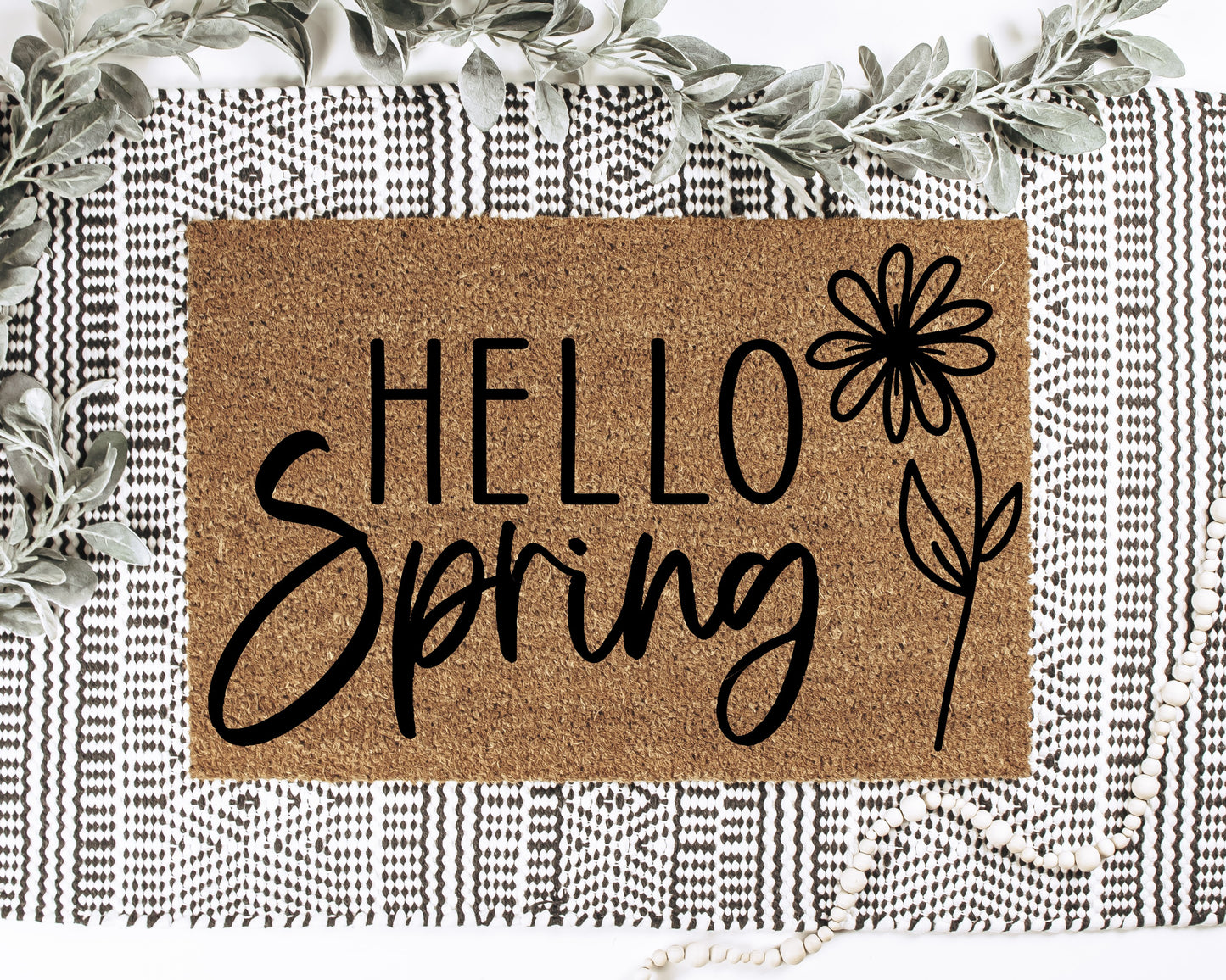 Hello Spring Doormat