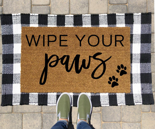 Wipe Your Paws Doormat