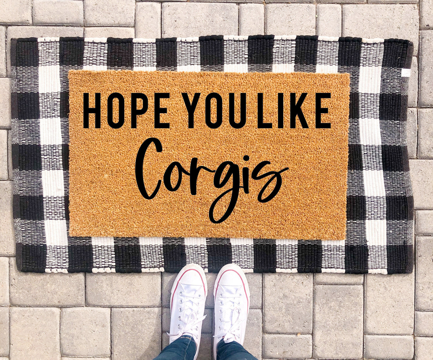 Hope You Like Dogs Doormat