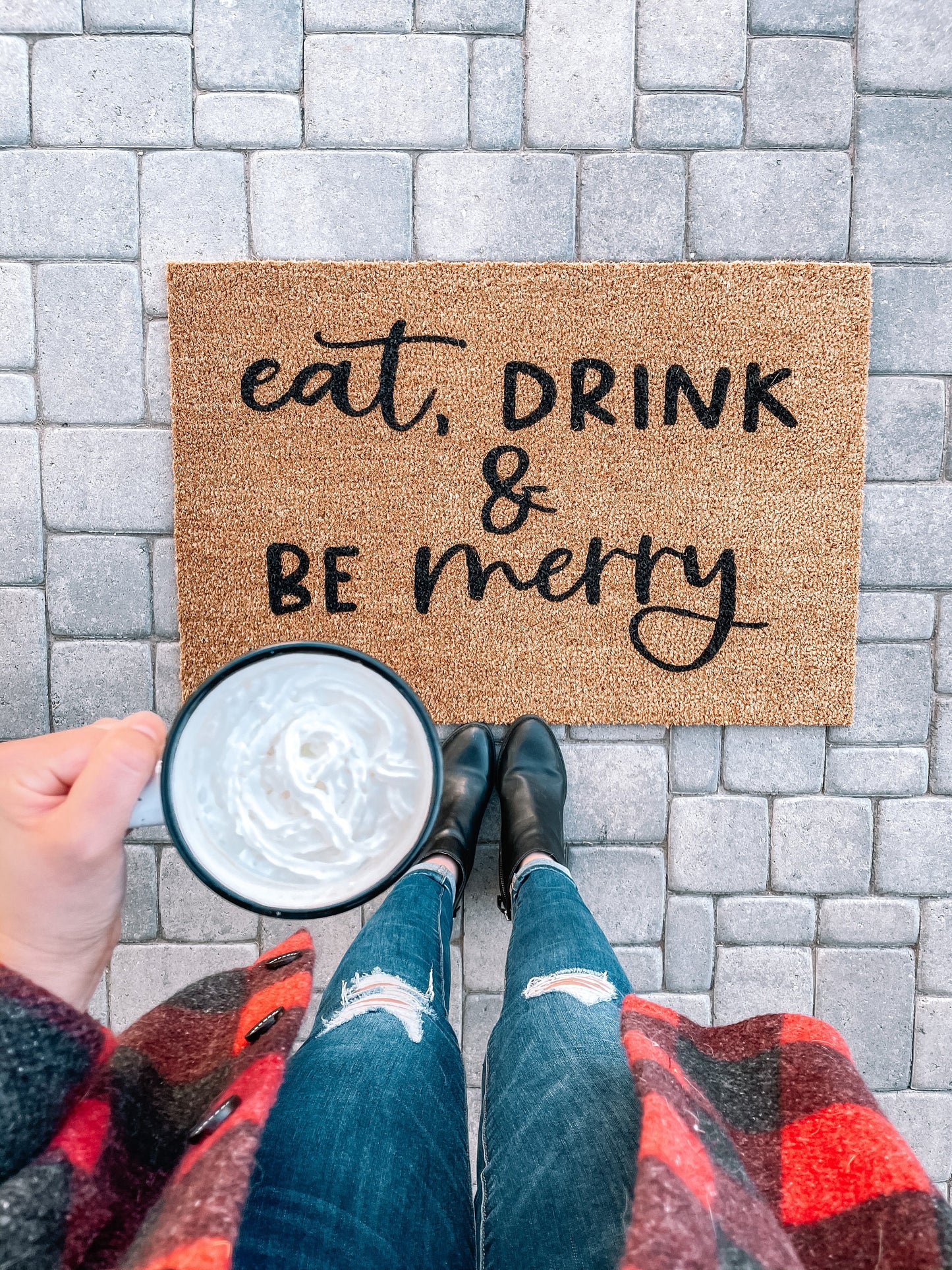 Eat Drink & Be Merry Doormat