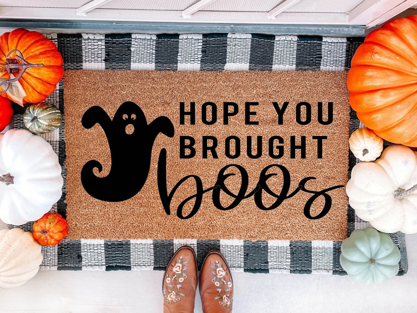 Hope You Brought Boos Doormat