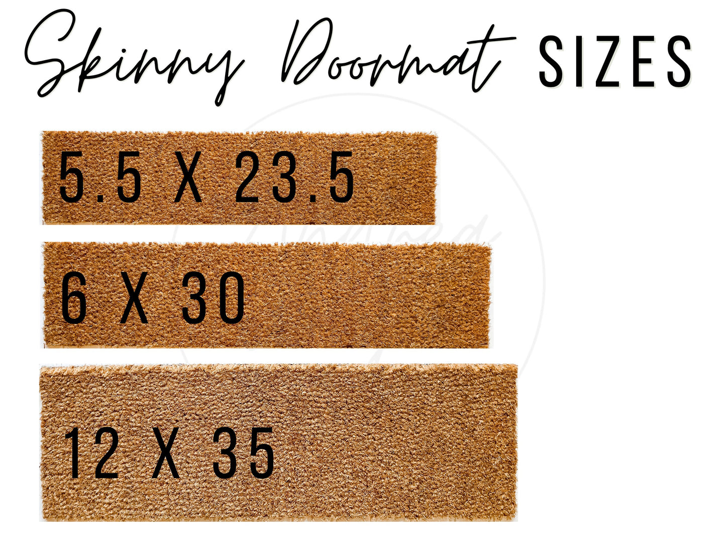 Welcome Y'all Skinny Doormat