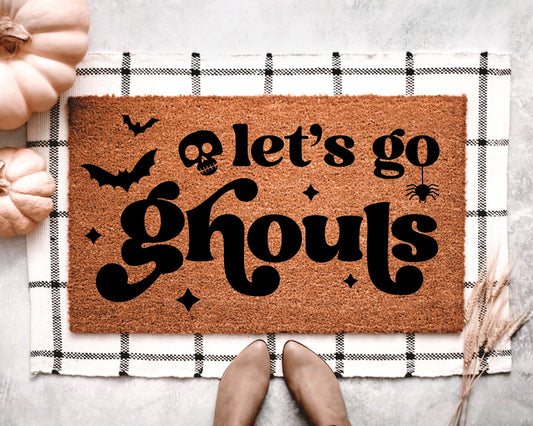 Let's Go Ghouls Doormat