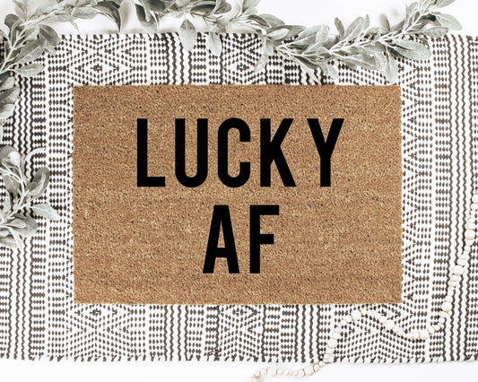 Lucky AF Doormat