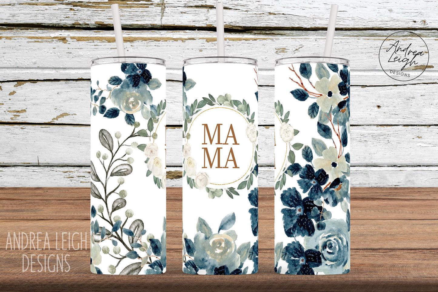 MAMA Floral Tumbler