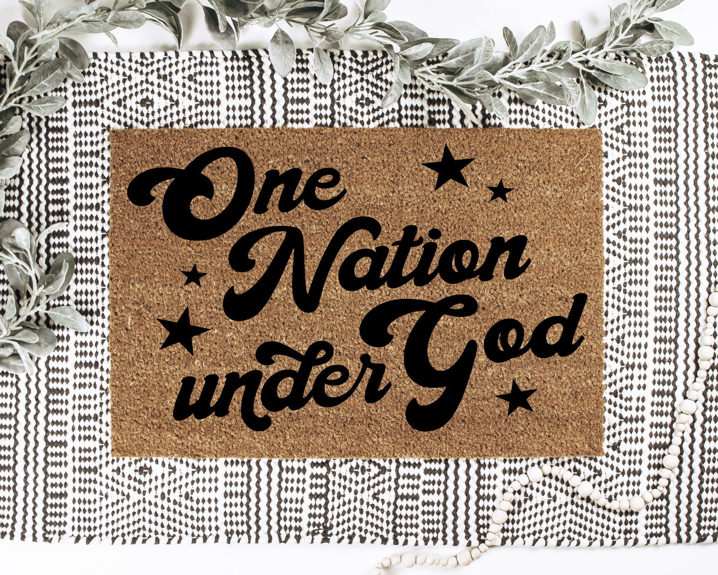 One Nation Under God Doormat