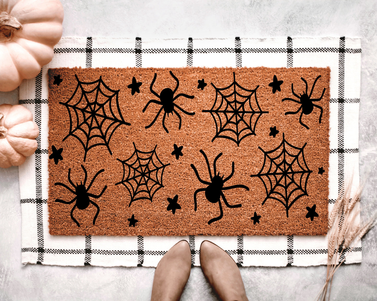 Spiders and Webs Doormat