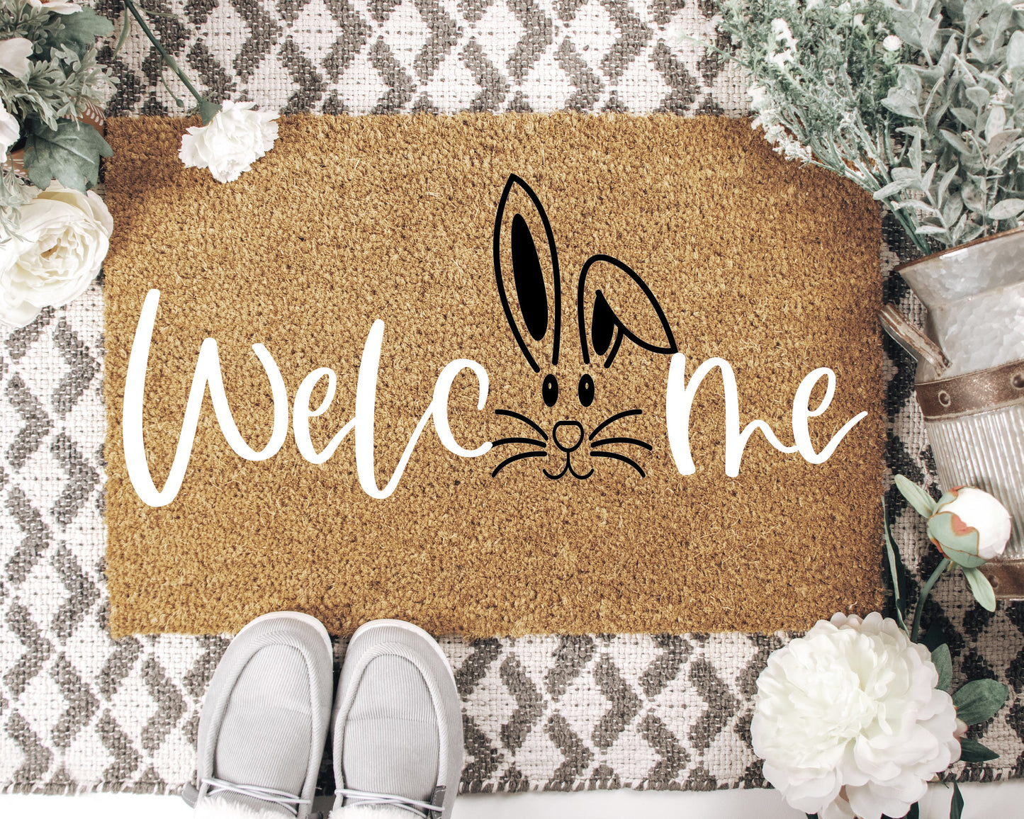Welcome Bunny Doormat