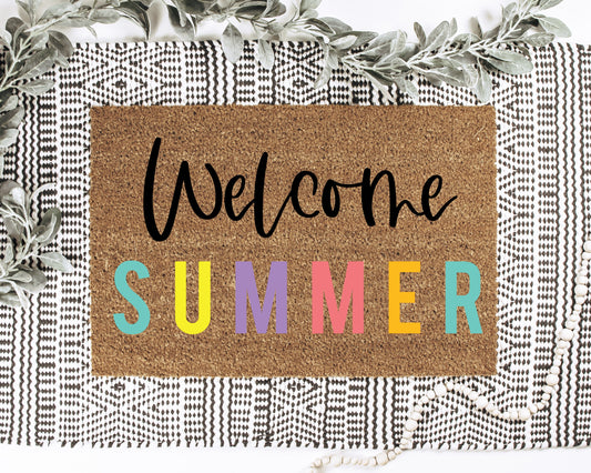 Welcome Summer Doormat