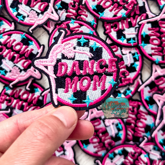 Dance Mom Embroidered Patch