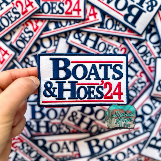ALD EXCLUSIVE- Boats & Hoes '24 Embroidered Patch