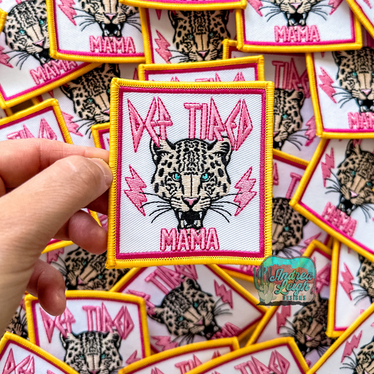 Def Tired Mama Embroidered Patch