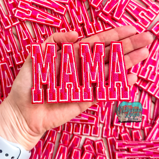 ALD EXCLUSIVE- MAMA Checkered Embroidered Patch