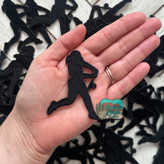 ALD EXCLUSIVE- Softball Silhouette Embroidered Patch
