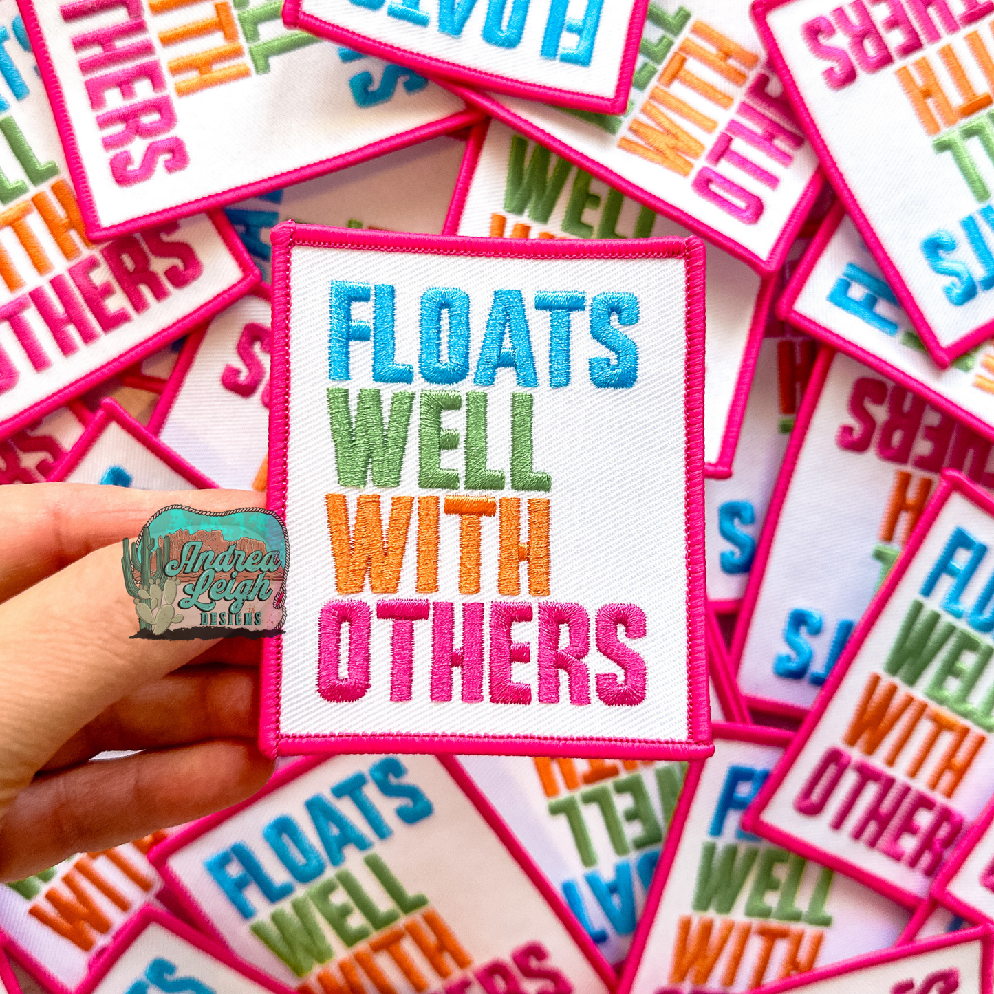 Floats Well With Others Embroidered Patch