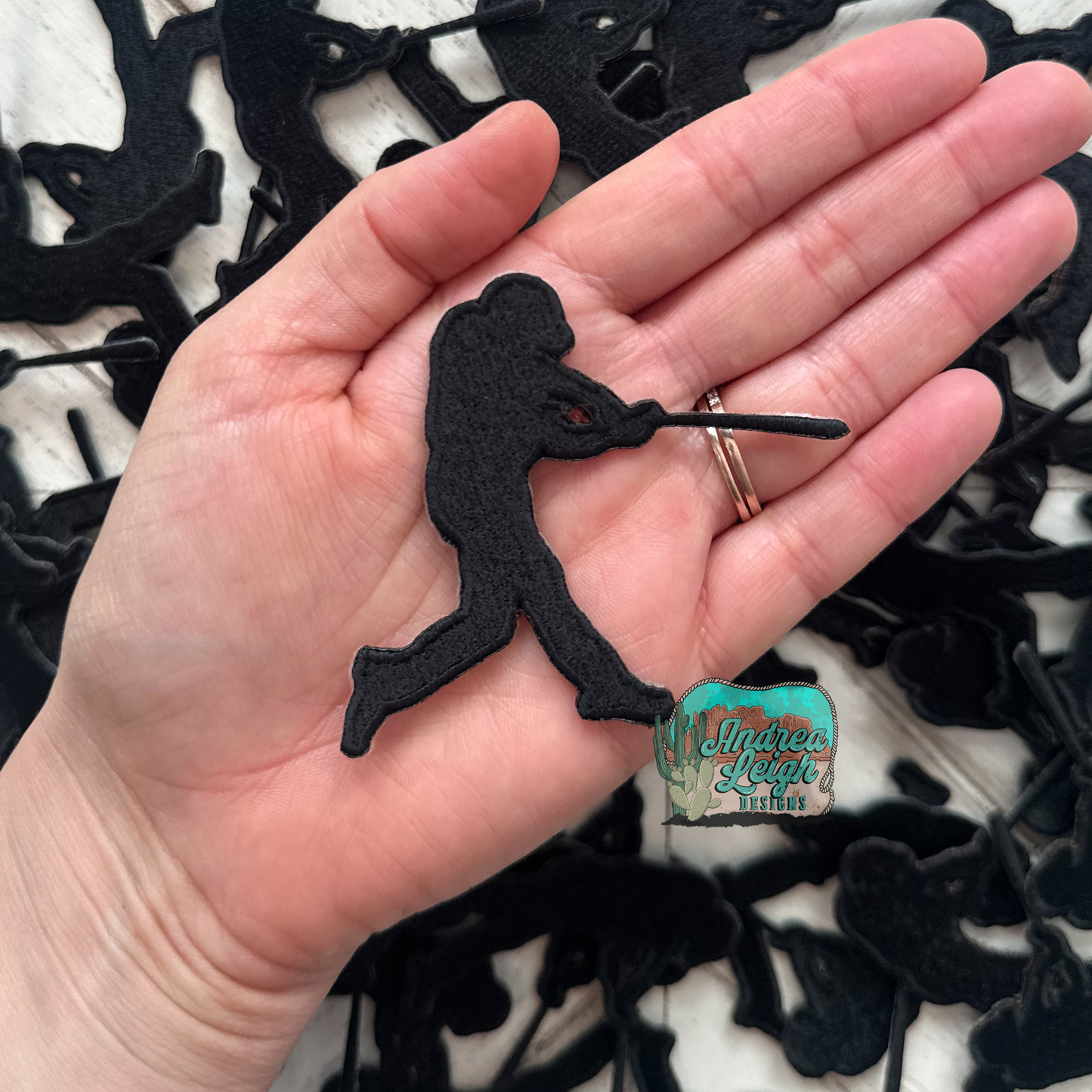 ALD EXCLUSIVE- Baseball Silhouette Embroidered Patch