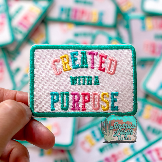 Created with a Purpose Embroidered Patch