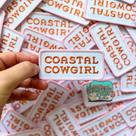 Coastal Cowgirl Embroidered Patch