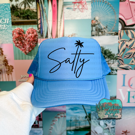 DTF Transfers Salty with Palm Tree (Different Colors)