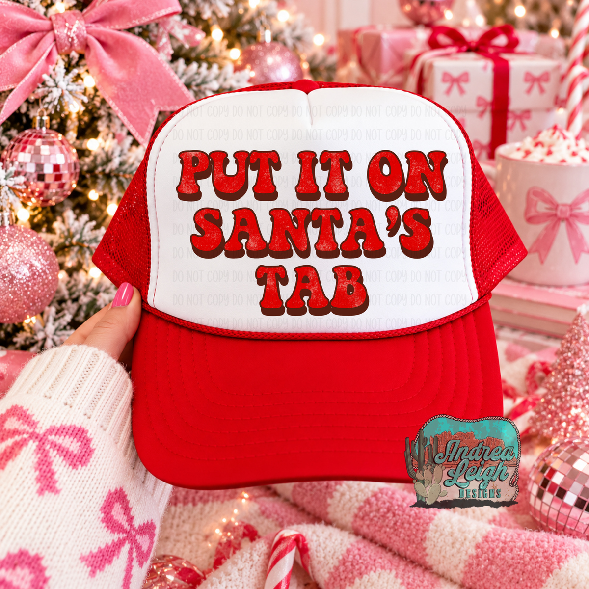 DTF Transfers Put it on Santa's Tab