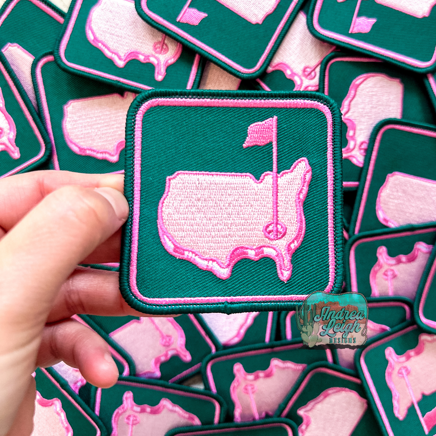 Preppy Golf Embroidered Patch
