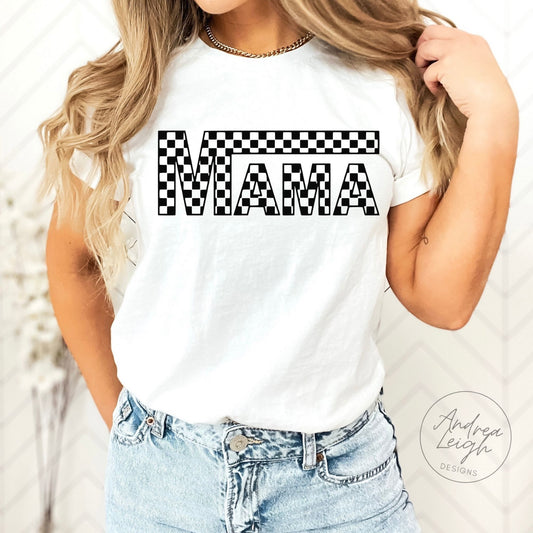Black And White Checkered Mama