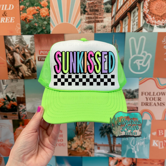 DTF Transfers Sunkissed Checkered