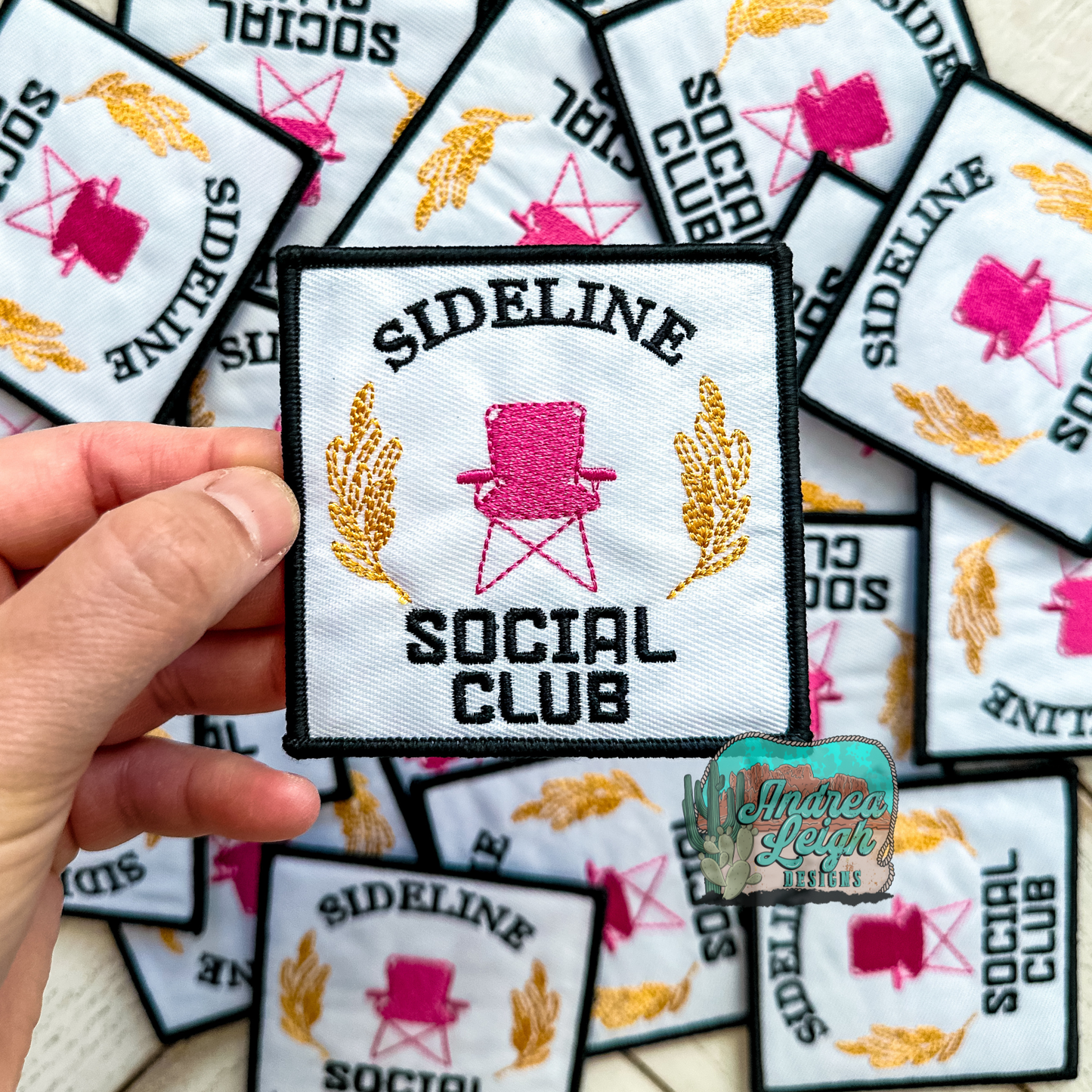 Sideline Social Club Embroidered Patch