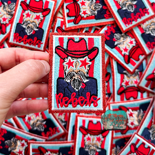 ALD EXCLUSIVE-Rebels Glitter Embroidered Patch