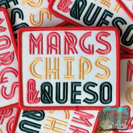 Margs Chips & Queso Embroidered Patch