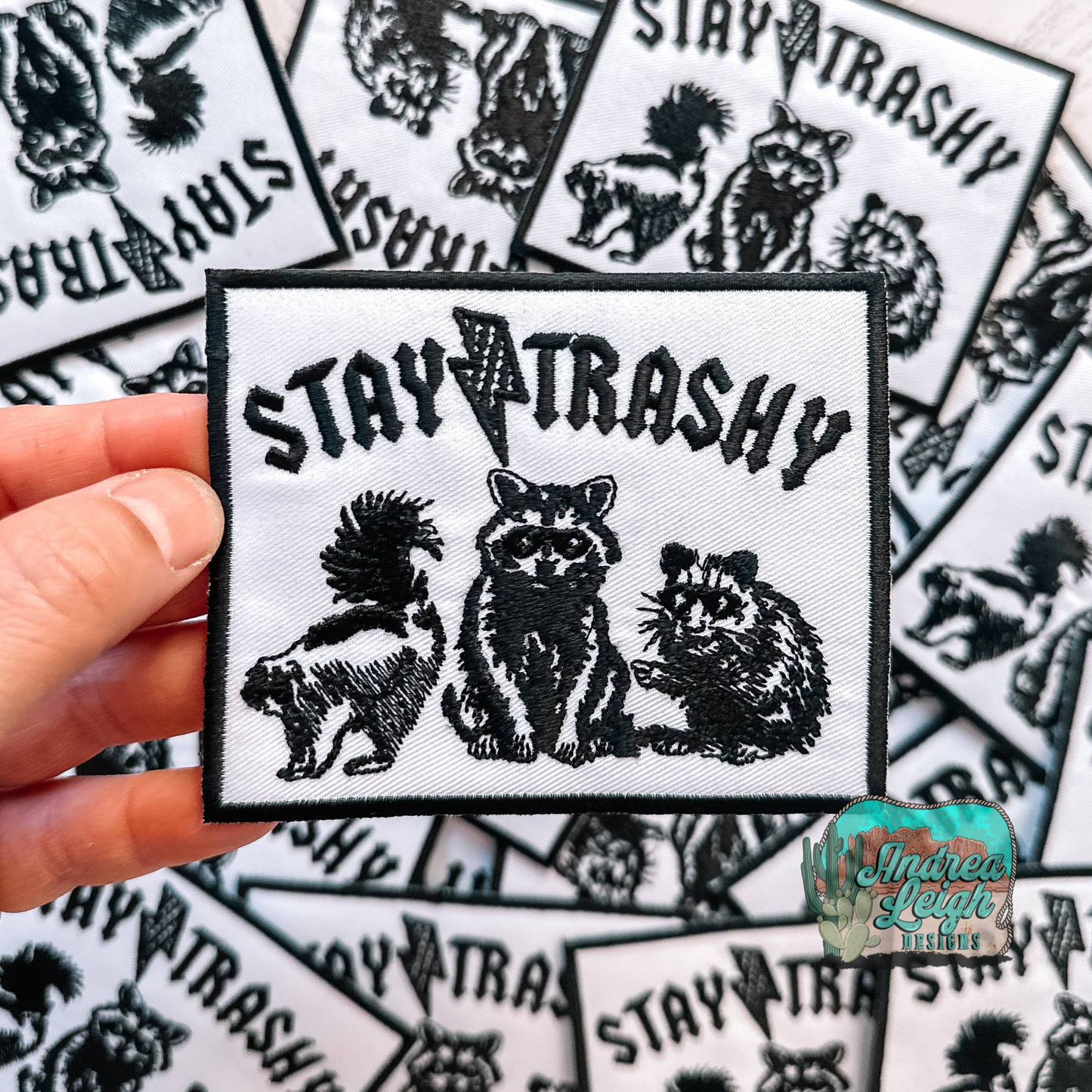 ALD EXCLUSIVE-Stay Trashy Embroidered Patch