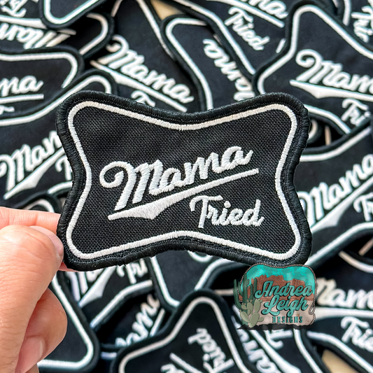 Mama Tried Embroidered Patch