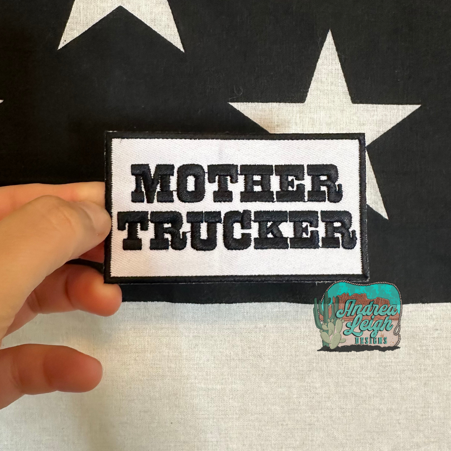 Mother Trucker Embroidered Patch