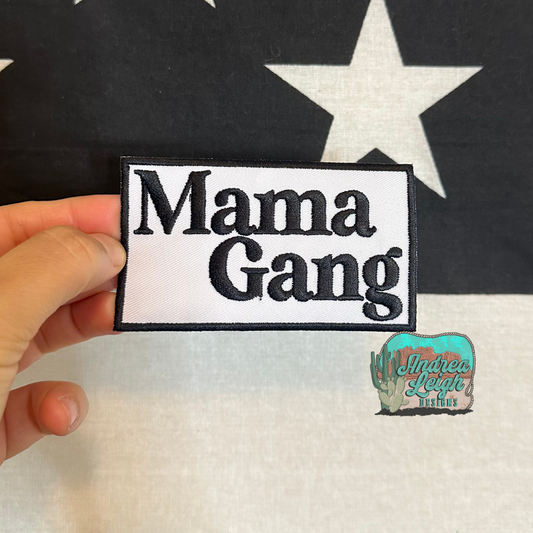 Mama Gang Embroidered Patch